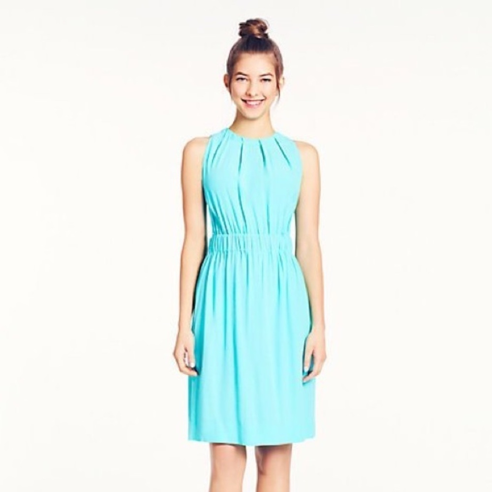 Kate Spade Carlie sleeveless dress in giverny blue